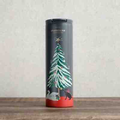 STARBUCKS HOLIDAY 2020 CHRISTMAS CAT & DOG BLACK TUMBLER 16OZ ( US STOCK ) - Sold on eBay Jan 07, 2022 for $69.99