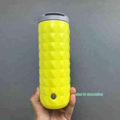 Starbucks 2021 China Diamond Matte Yellow Pineapple SS Thermos Flask Cup 16oz - Sold on eBay Jan 14, 2022 for $69.99