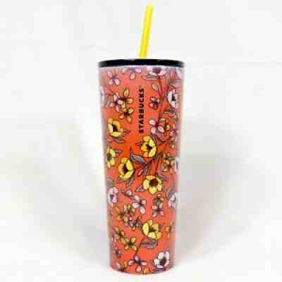 Starbucks 2018 Floral Poppy Stainless Steel Tumbler Travel Mug HTF Rare - Sold on eBay Feb 24, 2022 for $167.50
