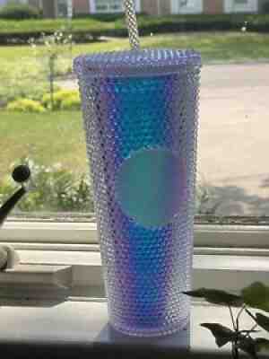 NEW Starbucks Iridescent Studded Tumbler Unicorn Studded 24 oz 2018 - Sold on eBay Feb 23, 2022 for $165.00