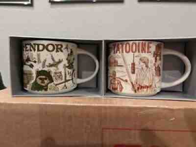 Star Wars Starbucks Been There Series Mug Set of 2 Tatooine Endor Disney - Sold on eBay Feb 22, 2022 for $120.00