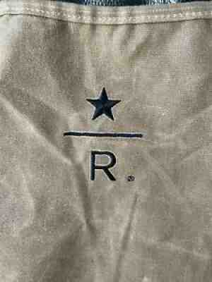 Starbucks Reserve Seattle HARDMILL USA Canvas Apron Waxed Cotton Leather $110 - Sold on eBay Feb 22, 2022 for $100.00