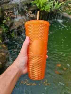 Starbucks Thailand Exclusive Orange Bling Studded Cup Cold Venti 2022 US Seller - Sold on eBay Feb 23, 2022 for $95.95