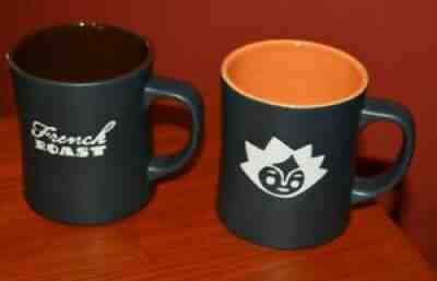 PAIR OF RETIRED HARD FIND 2011 STARBUCKS MUGS - FRENCH ROAST & MERMAID SUN FACE - Sold on eBay Feb 23, 2022 for $80.00