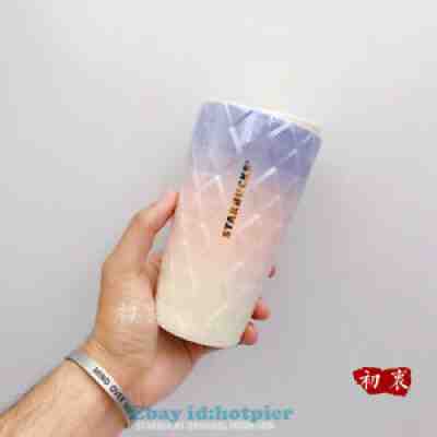 Starbucks 2020 Aurora Dazzle Color Double Layer Ceramics Cup Anaglyph Plaid New - Sold on eBay Feb 23, 2022 for $77.99