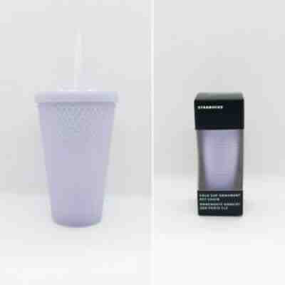 Starbucks Studded Iridescent Ice Bling Cold Cup Tumbler + Ornament NWT NEW - Sold on eBay Feb 18, 2022 for $75.00