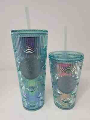 Spring 2022 Starbucks Iridecent Mermaid Tumbler Set! (Mom/daughter) ð??¥ - Sold on eBay Feb 22, 2022 for $71.99