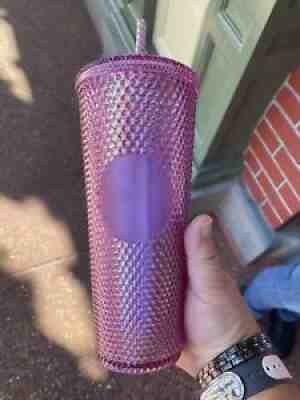 Walt Disney World 50th Anniversary Geometric Starbucks Pink Tumbler - Sold on eBay Jan 15, 2022 for $69.99