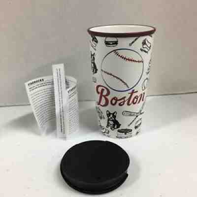 STARBUCKS BOSTON 2016 DOUBLE WALL TUMBLER - TRAVEL CERAMIC MUG CUP - 12OZ - Sold on eBay Dec 10, 2021 for $69.95