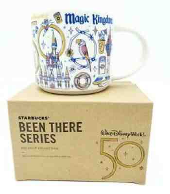 Starbucks Disney Parks Magic Kingdom Been There Series 50th Anniversary Mug NEW - Sold on eBay Dec 15, 2021 for $69.95