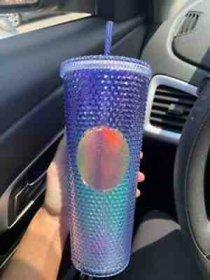 â?¨Starbucks USA Aurora Blue OmbrÃ© Tumbler Mermaid Studded 2021 Summer Cup 24 Ozâ?¨ - Sold on eBay Jan 10, 2022 for $69.95
