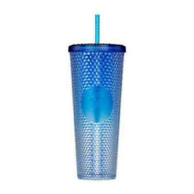 Starbucks Korea Shine Blue Bling Stud Cold Cup 710ml 2021 Summer 3 Limited - Sold on eBay Feb 16, 2022 for $68.99