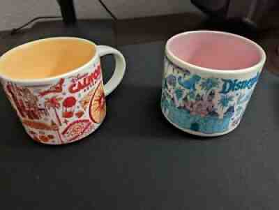 Starbucks Been There Series Disneyland/DCA, 2 Mugs - Sold on eBay Feb 18, 2022 for $65.00