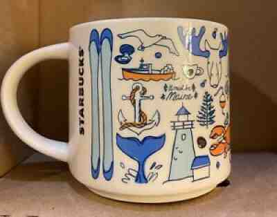 Starbucks MAINE â??Been There Seriesâ? 14 Oz Ounce Coffee Mug - Sold on eBay Feb 20, 2022 for $65.00