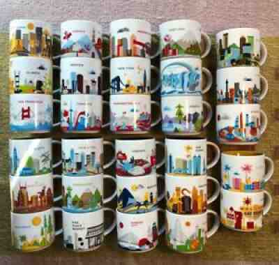 Starbucks You Are Here Coffee Mug Tumbler Lot / Collection Of 29 14 OZ USA - Sold on eBay Feb 26, 2022 for $450.00