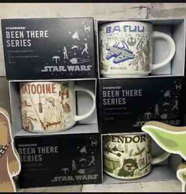 Star Wars Starbucks Been There Series Mug Set of 3 Tatooine Endor Batuu Disney - Sold on eBay Mar 15, 2022 for $189.99