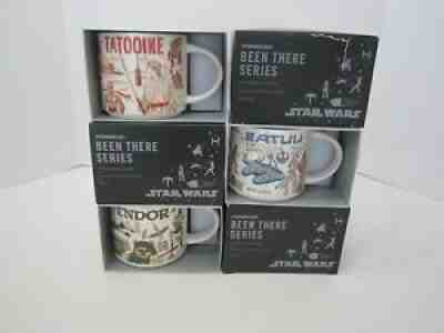 NEW Star Wars Starbucks Been There Series Mug Set Of 3 Tatooine, Batuu & Endor - Sold on eBay Mar 04, 2022 for $179.99
