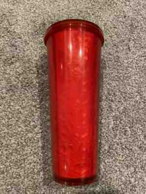 RARE Starbucks 2019 Embossed Red Hearts Valentine's Tumbler 24oz - No Straw - Sold on eBay Mar 12, 2022 for $175.00