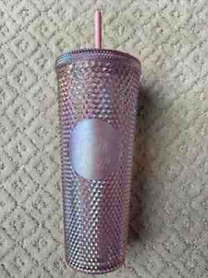 NEW Starbucks China Sakura Glitter Pink Diamond Studded Tumbler Limited Edition - Sold on eBay Feb 25, 2022 for $134.00