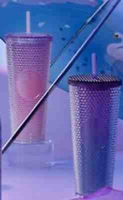 PRE ORDER STARBUCKS KOREA 2022 Cherry Blossom Bling Purple Studded Tumbler - Sold on eBay Mar 17, 2022 for $62.00