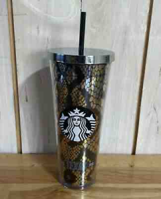 Starbucks 2014 Cold Cup Acrylic 24 oz Tumbler Black & Gold Est Texas New Rare! - Sold on eBay Mar 24, 2022 for $777.77