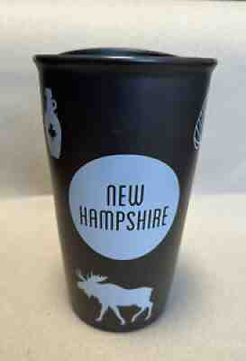 NEW Starbucks Ceramic Travel Tumbler 12 oz New Hampshire Brown Moose RARE 2017 - Sold on eBay Feb 25, 2022 for $250.00