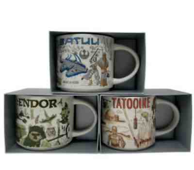 ð??¥Star Wars Starbucks Been There Series Mugs Set of 3 Batuu, Endor, &  - Sold on eBay Mar 24, 2022 for $249.99