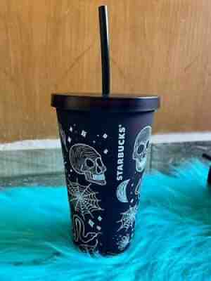 New Starbucks 2019 Halloween Skull Grande Tumbler Plum/Purple Rare - Sold on eBay Mar 18, 2022 for $235.00