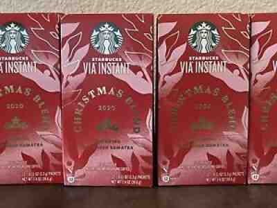 LOT OF 8 STARBUCKS VIA INSTANT CHRISTMAS BLEND 2020 COFFEE W/RARE AGED SUMATRA - Sold on eBay Mar 07, 2022 for $119.99