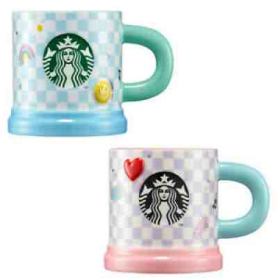 Starbucks Korea 22 Sweetlove Blue Pink Mug Set 355ml x 2ea 2022 V-Day Limited - Sold on eBay Mar 22, 2022 for $103.99
