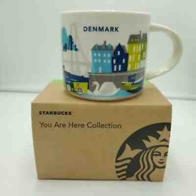 Starbucks Denmark Mug YAH Swan Harbor Bridge Danish Windmill New Coffee Cup