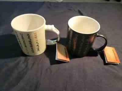 pair of 2012 Starbucks Coffee Collectible Mugs Korean Script Hunminjeongeum 16oz - Sold on eBay Mar 06, 2022 for $99.99