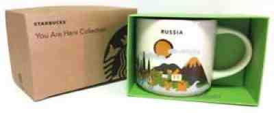 Starbucks Coffee Russia Mug - You Are Here Series - 14 oz / 414 ml - New - Sold on eBay Mar 08, 2022 for $99.99