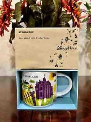 NIB W/ SKU Starbucks Disneyland V4 You are Here Haunted Mansion Mug Cup 14oz YAH - Sold on eBay Mar 09, 2022 for $99.99