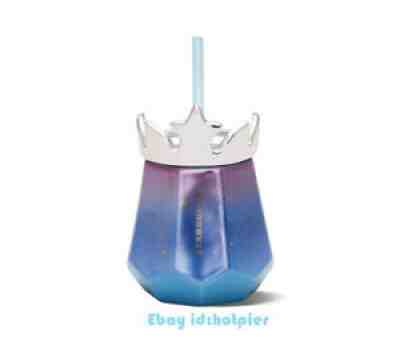 2021 Starry Sky Crown Straw Cup Starbucks Dazzle Gradient Stereoscopic Ceramics - Sold on eBay Mar 18, 2022 for $99.99