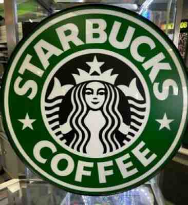 STARBUCKS STORE SIGN - ORIGINAL 24" round - Sold on eBay Mar 30, 2022 for $199.99