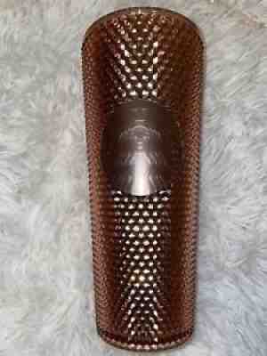 NEW Starbucks Studded Tumbler Rose Gold- LID CRACKED - Sold on eBay Mar 25, 2022 for $145.00