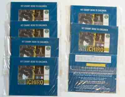 NIP - Lot of 7 Ichiro 262 Hits Commemorative Starbucks Gift Cards - Sold on eBay Mar 25, 2022 for $133.51