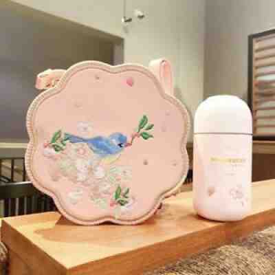New Starbucks 2022 China Falling Sakura Pink 7oz Capsule Tumbler With Round Bag - Sold on eBay Mar 07, 2022 for $97.99