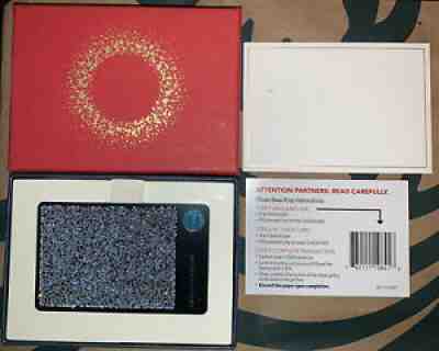 Starbucks 2015 Sapphire Blue Swarovski Metal Card + Box - Sold on eBay Apr 04, 2022 for $849.99