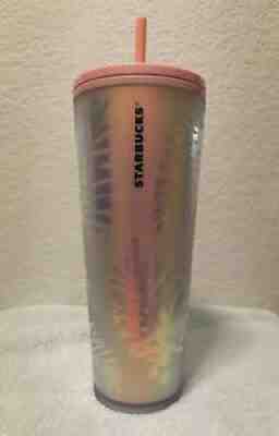 Rare Starbucks Pink Pinecone Holiday Iridescent Holographic Venti Cup Tumbler - Sold on eBay Feb 23, 2022 for $265.00
