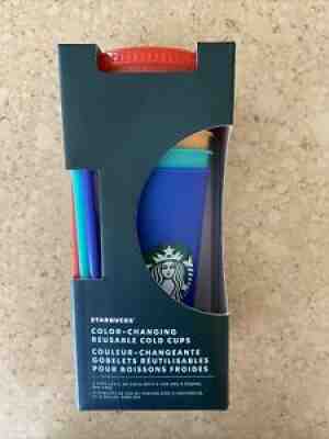 STARBUCKS COLOR CHANGING SUMMER PRIDE 2020 COLD CUPS REUSABLE 5 PACK  - Sold on eBay Mar 23, 2022 for $265.00
