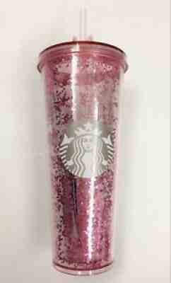 Rare Starbucks 2018 Cherry Blossom Glitter Cold Cup Tumbler 710ml + DHL - Sold on eBay Apr 07, 2022 for $250.00