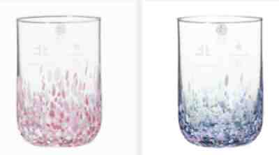 Starbucks Japan Limited JIMOTO made + Tsugaru Vidro Sakura Set of 2 330ml(11oz) - Sold on eBay Mar 23, 2022 for $162.99