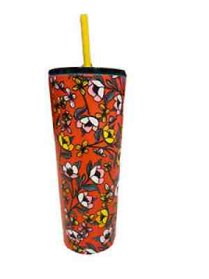 RARE 2018 Starbucks Stainless Steel Red Yellow Poppy Floral Tumbler VGUC - Sold on eBay Apr 06, 2022 for $125.00
