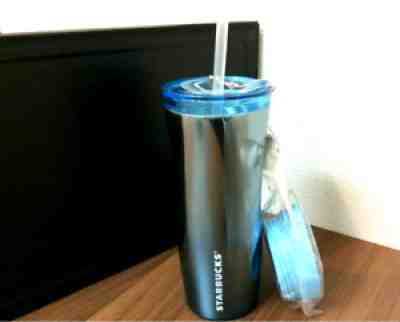 NEW! STARBUCKS JAPAN Stainless Tumbler Sparkling Blue w/lid 2018 355ml F/S - Sold on eBay Apr 05, 2022 for $93.00