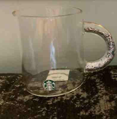 1 Starbucks Glitter Handle Glass Mug 2019 Holiday Cup Holographic Rainbow Holo - Sold on eBay Mar 06, 2022 for $91.00