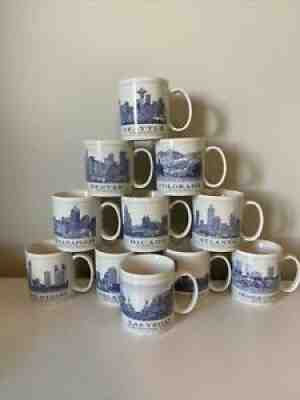 Lot of 11 Starbucks Collectible City & State Migs 2006-2008 Architecture skyline - Sold on eBay Mar 13, 2022 for $90.00