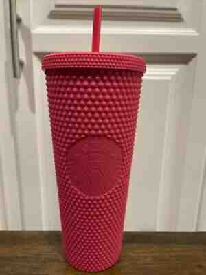 Starbucks Australia Venti (24oz) Ruby Pink Studded Tumbler - Sold on eBay Apr 04, 2022 for $90.00