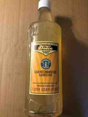 Starbucks Cinnamon Dolce SUGAR FREE Syrup! *Discontinued* - 1 Liter - BB 4/24/21 - Sold on eBay Mar 21, 2022 for $89.99